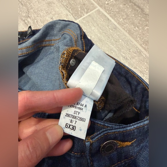 Lauren Ralph Lauren Dark Blue Straight Leg Jeans - Picture 14 of 16